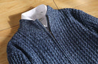 Leo zipper collar 100% merino wool cargian - Antonios