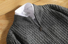 Leo zipper collar 100% merino wool cargian - Antonios