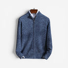 Leo zipper collar 100% merino wool cargian - Antonios