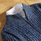 Leo zipper collar 100% merino wool cargian - Antonios