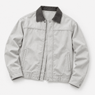Leonardo american washed cotton jacket - AntoniosClothing - White gray