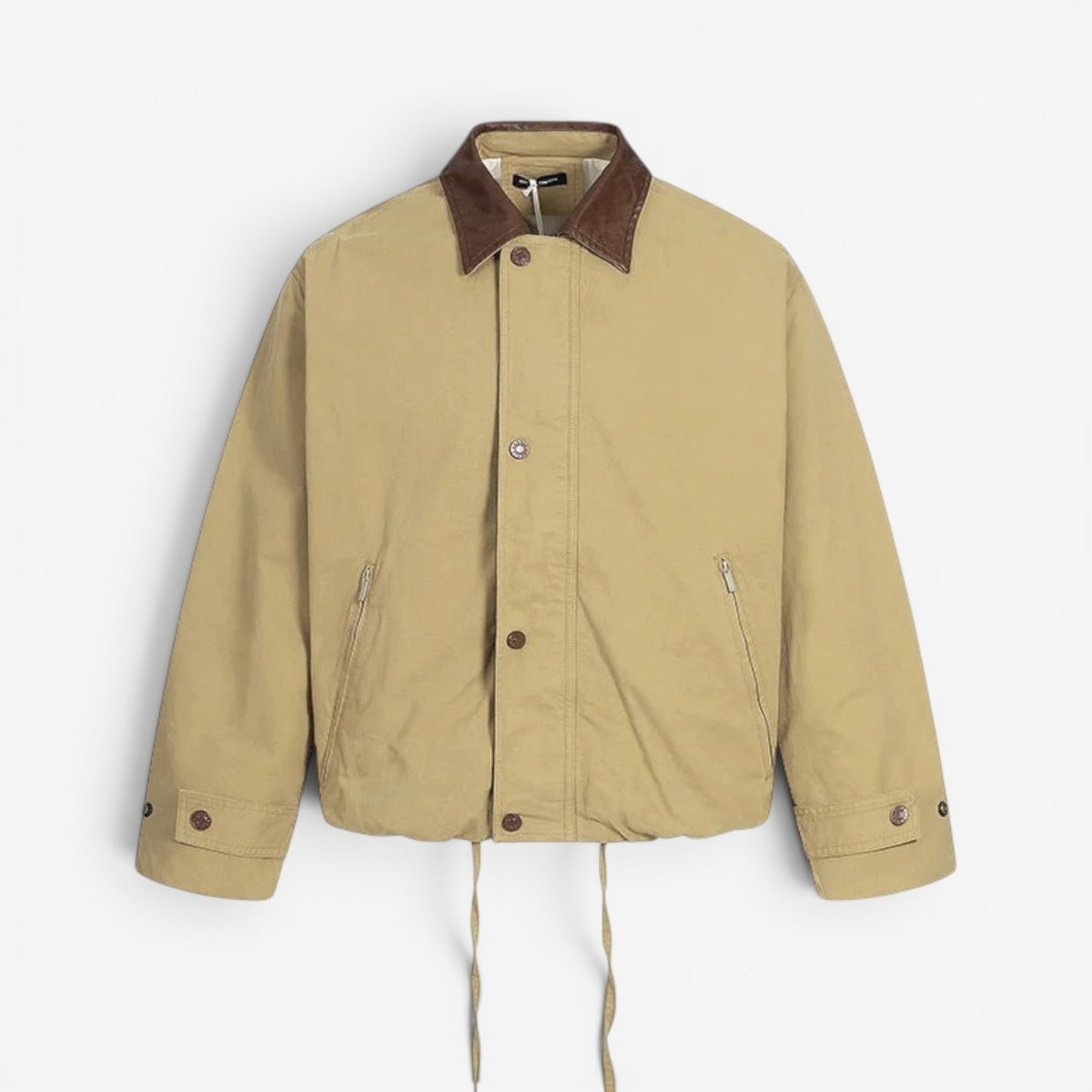 Leonardo bomber cotton jacket cityboy - AntoniosClothing - Khaki