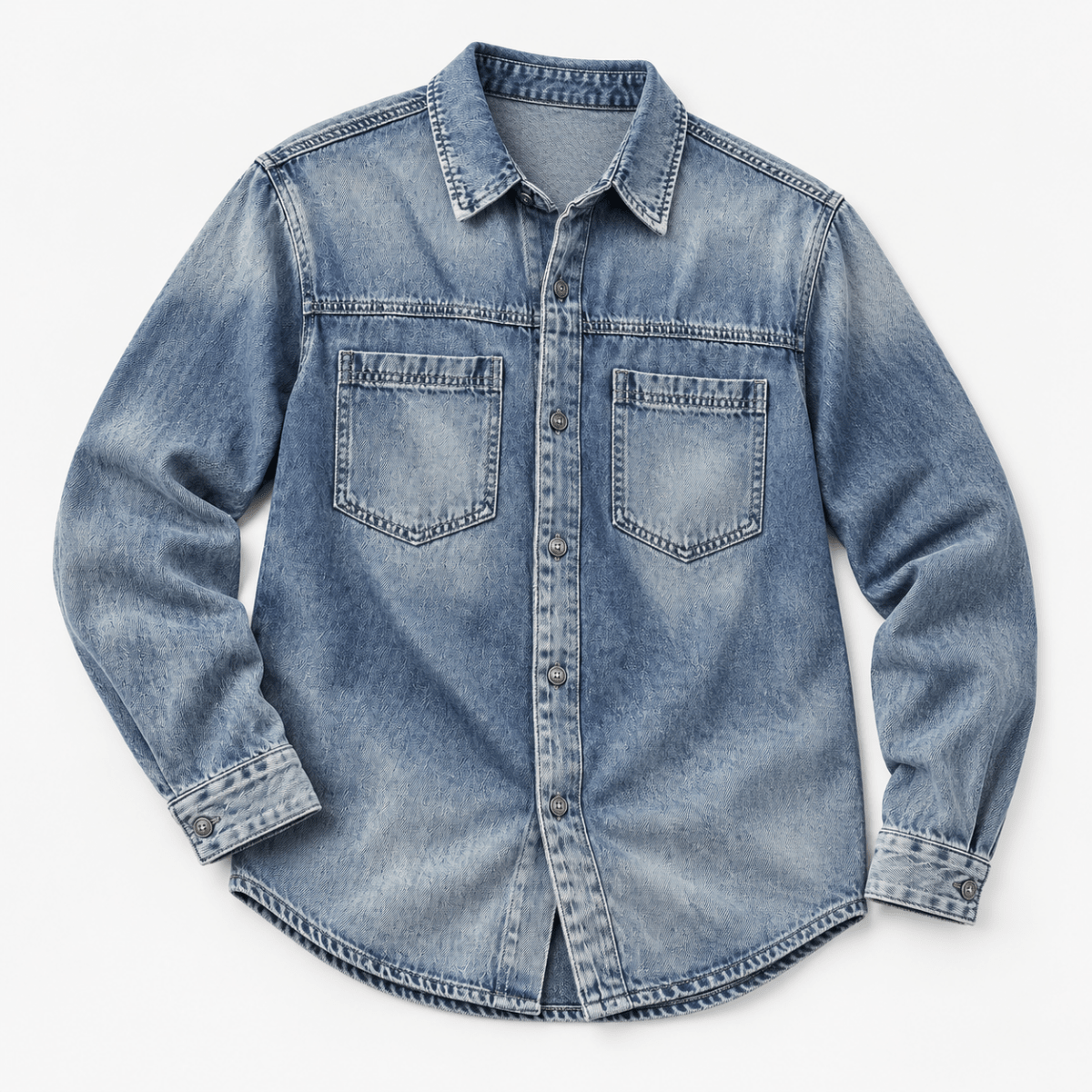 Leonardo classic denim jacket - AntoniosClothing - Blue