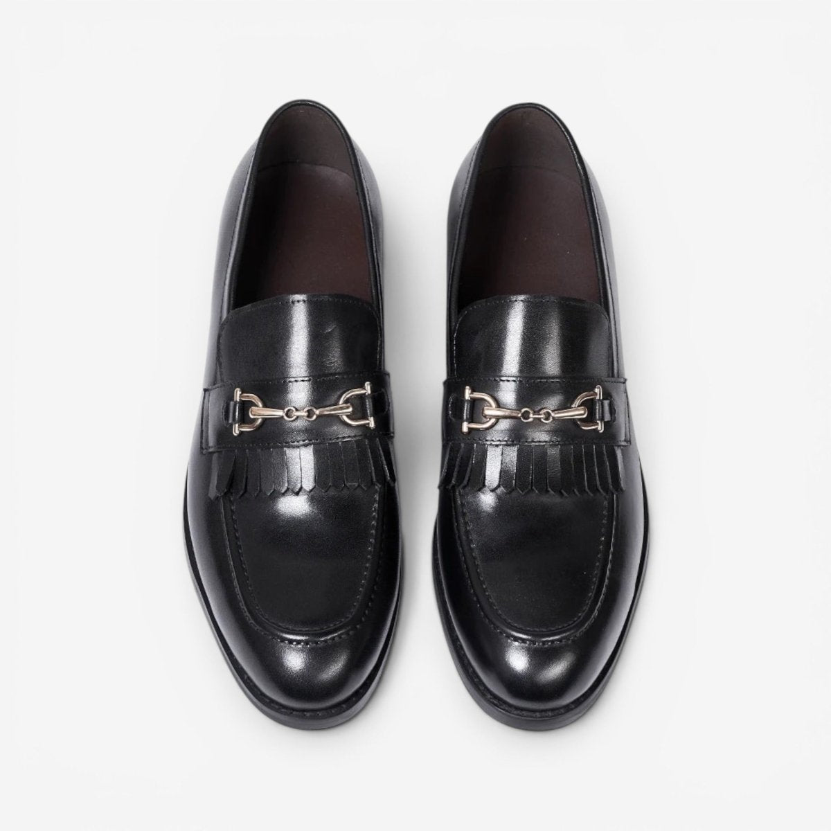 Leonardo classic wedding leather shoes - AntoniosClothing - Brown