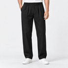 Leonardo lightweight loose vintage pants - AntoniosClothing - Black