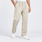 Leonardo lightweight loose vintage pants - AntoniosClothing - Beige