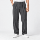 Leonardo lightweight loose vintage pants - AntoniosClothing - Gray