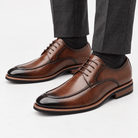 Leonardo oxford elegant shoes - AntoniosClothing - Brown