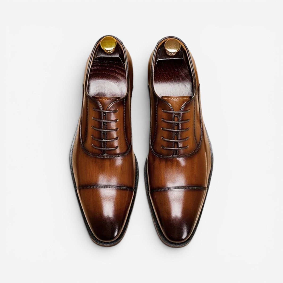 Leonardo oxford genuine leather shoes - AntoniosClothing -