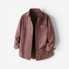Leonardo plaid classic overshirt - AntoniosClothing - Pink