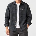 Leonardo plaid classic overshirt - AntoniosClothing - Blue