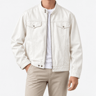 Leonardo spring/autumn jacket - AntoniosClothing - White