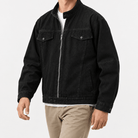 Leonardo spring/autumn jacket - AntoniosClothing - Black