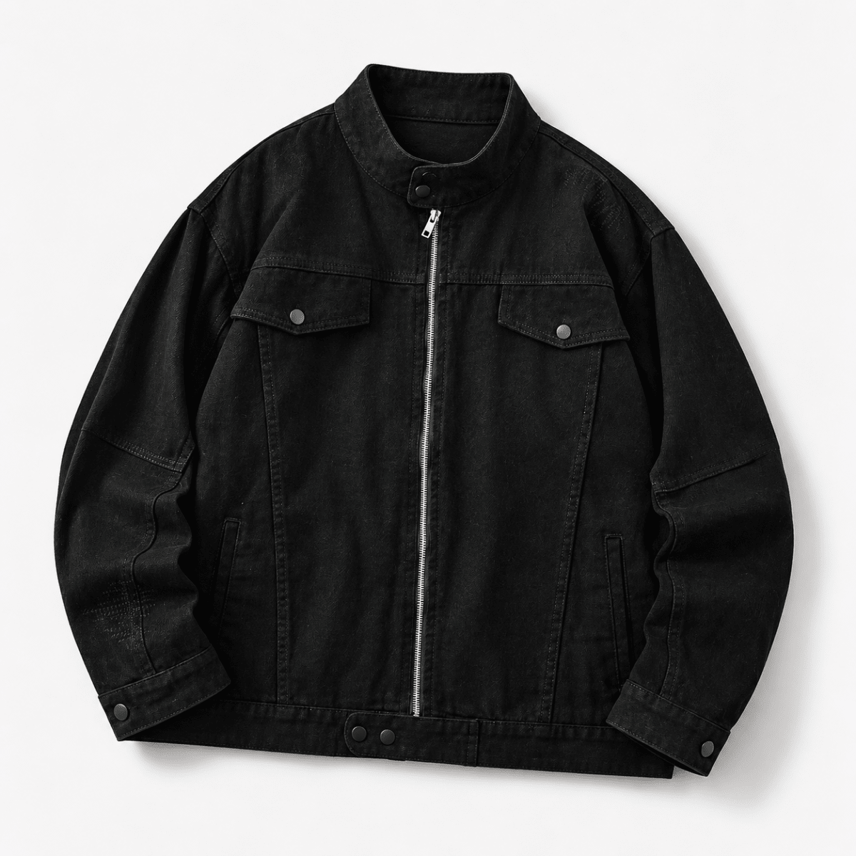 Leonardo spring/autumn jacket - AntoniosClothing - Black
