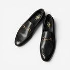 Leonardo summer leather loafers - AntoniosClothing - Black