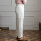 Lightweight italian high - waist trousers - Antonios