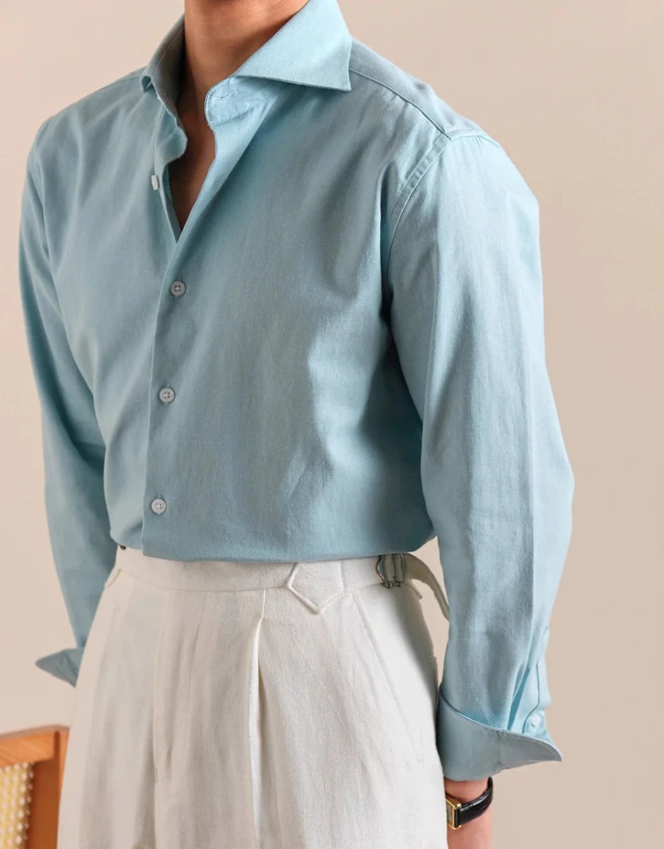 Linen - cotton breathable elegant shirt - Antonios