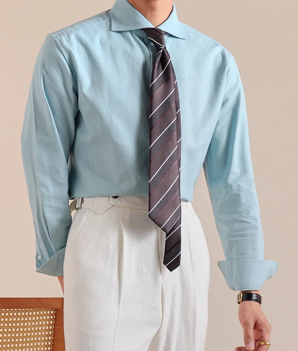 Linen - cotton breathable elegant shirt - Antonios