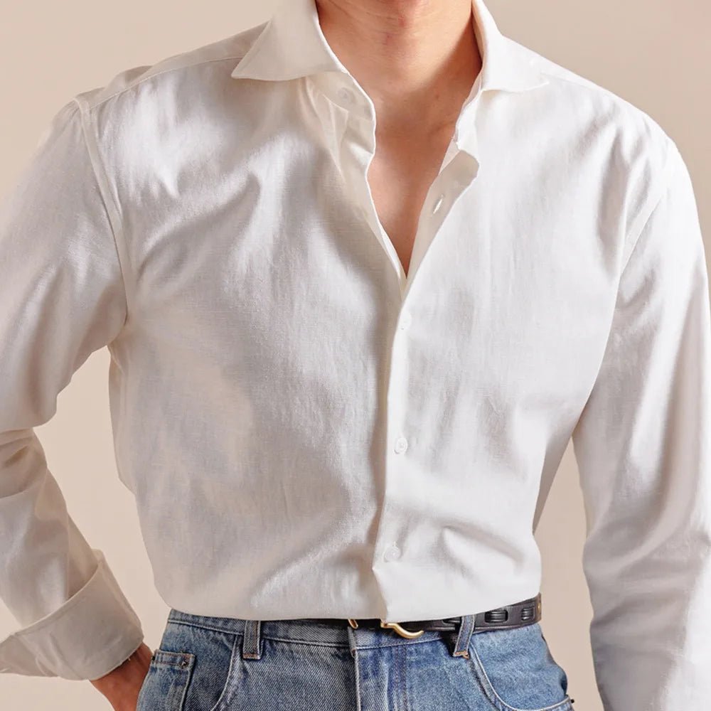 Linen - cotton breathable elegant shirt - Antonios