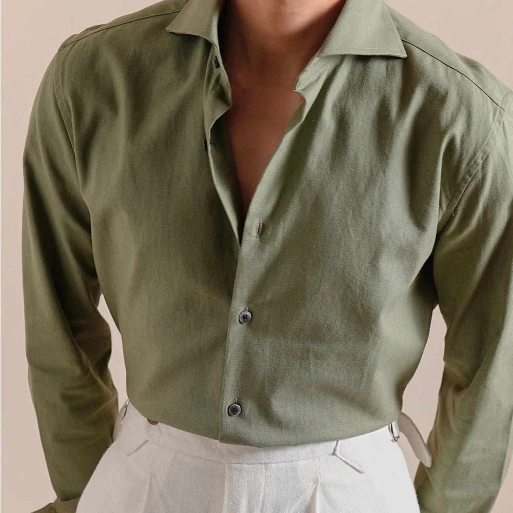 Linen - cotton breathable elegant shirt - Antonios