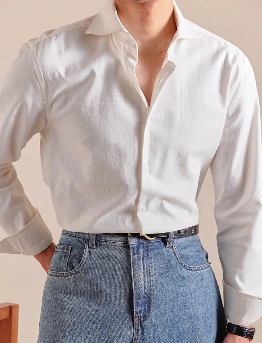 Linen - cotton breathable elegant shirt - Antonios