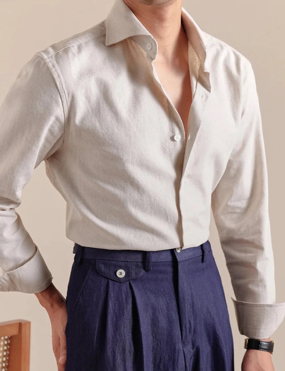 Linen - cotton breathable elegant shirt - Antonios