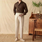 Linen elegant shirt long sleeve - Antonios