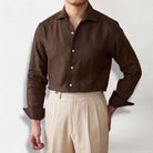 Linen elegant shirt long sleeve - Antonios