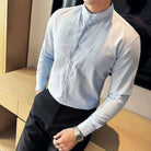 Linen smart casual long - sleeve shirt - Antonios