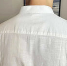 Linen smart casual long - sleeve shirt - Antonios