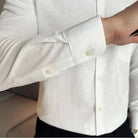 Linen smart casual long - sleeve shirt - Antonios