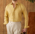 Long sleeve eight - collar breathable light luxury casual shirt - Antonios