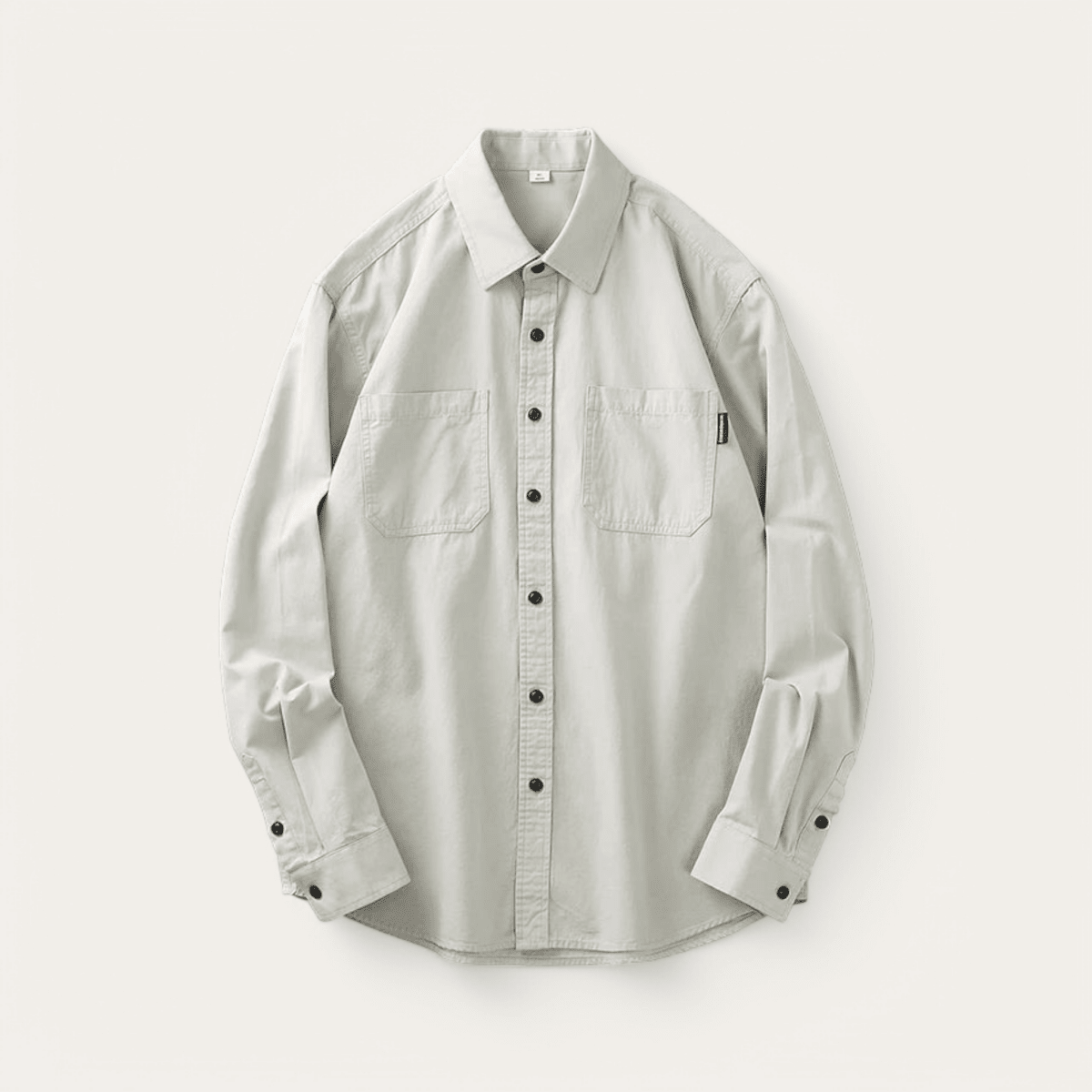 Long sleeve solid color workwear blouse - Antonios