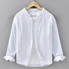 Loose fit breathable long sleeve retro top - Antonios