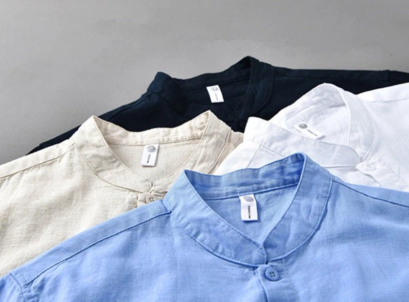 Loose fit breathable long sleeve retro top - Antonios