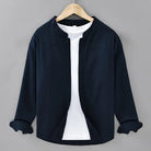 Loose fit breathable long sleeve retro top - Antonios