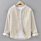 Loose fit breathable long sleeve retro top - Antonios