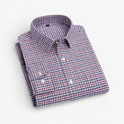 Luxury 100% cotton casual long - sleeve shirt - Antonios