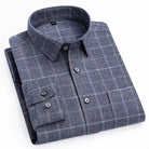 Luxury 100% cotton casual long - sleeve shirt - Antonios