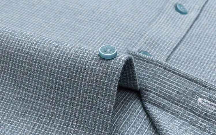 Luxury 100% cotton casual long - sleeve shirt - Antonios