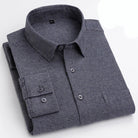 Luxury 100% cotton casual long - sleeve shirt - Antonios