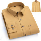 Luxury cotton shirt with single pocket - Antonios