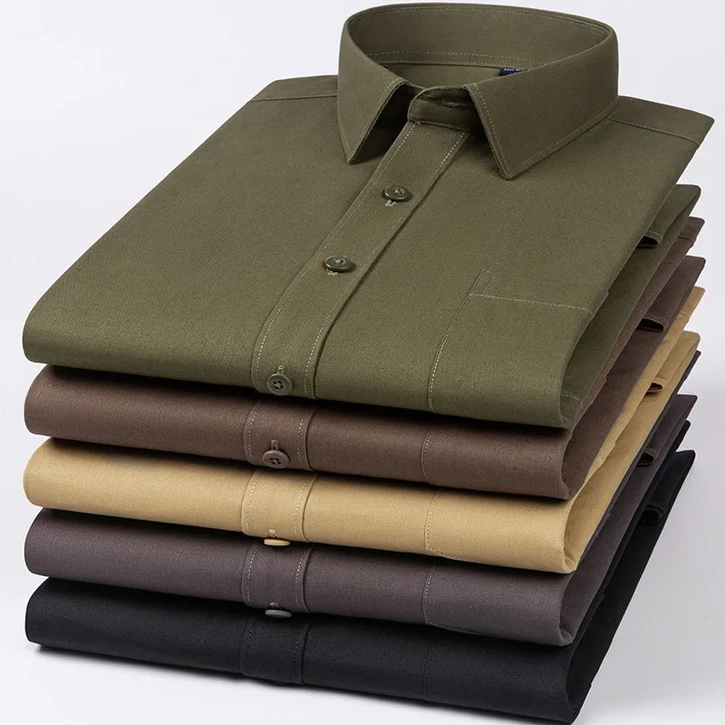Luxury cotton shirt with single pocket - Antonios