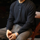 Luxury knit polo sweater - Antonios