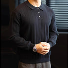 Luxury knit polo sweater - Antonios