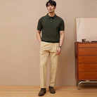 Luxury knitted polo t-shirt - Antonios