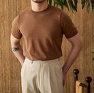 Luxury o - neck collar summer t-shirt - Antonios