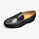 Luxury penny slip on genuine leather loafers - Antonios