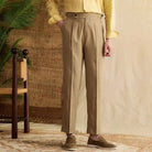 Lyocell Cotton high - waist elegant pants - Antonios
