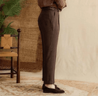 Lyocell Cotton high - waist elegant pants - Antonios